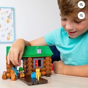 Lincoln Logs Fishing Creek Cabin Building Set, 40+ Pieces